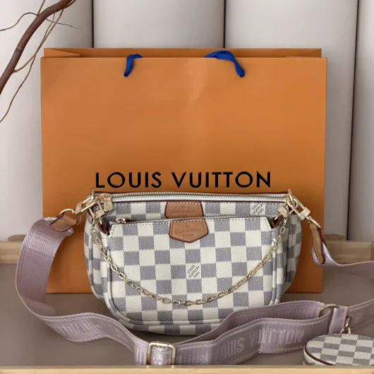 Louis Vuitton 3 в 1 ,бежева клітка ЛЮКС