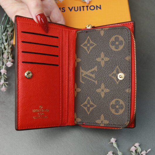 Гаманець Louis Vuitton книжка червоний  LUX якість