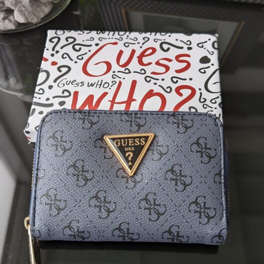 Гаманець Guess маленький темно-синій