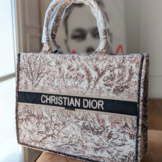 Dior шоппер рожевий тигр текстиль