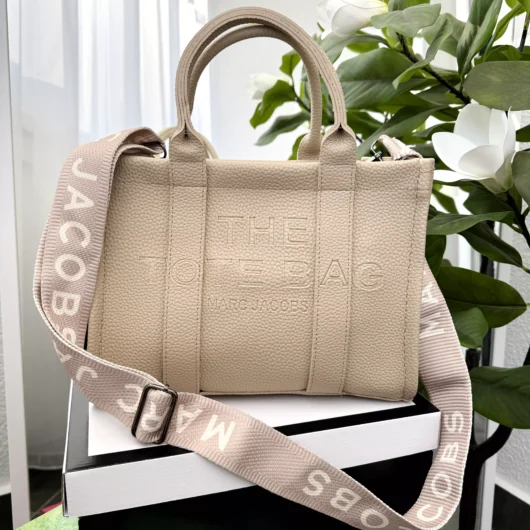 Сумка шопер Marc Jacobs Tote Bag BIG SIZE бежевий