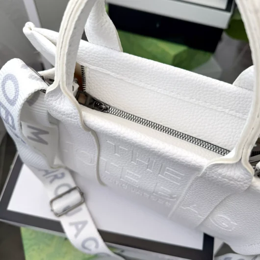 Сумка шопер Marc Jacobs Tote Bag BIG SIZE білий