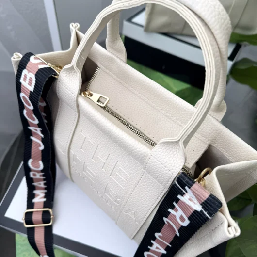 Сумка шопер Marc Jacobs Tote Bag BIG SIZE молочний