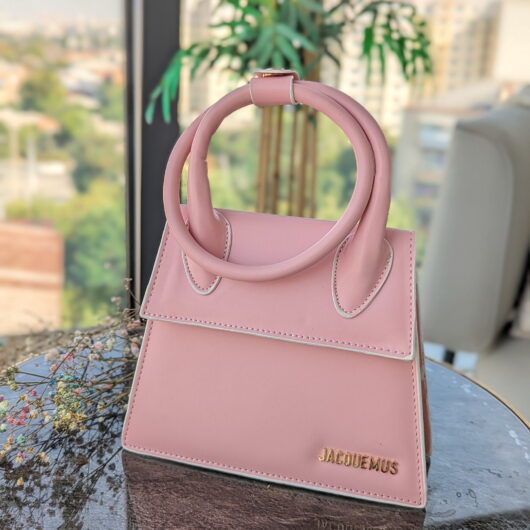 Клатч JACQUEMUS LUX рожевий (без ременця)