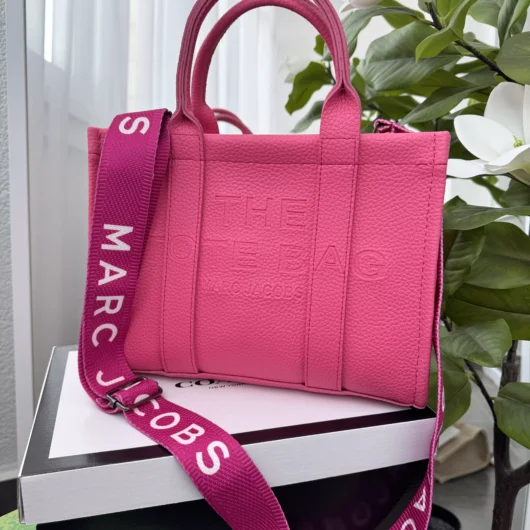 Сумка шопер Marc Jacobs Tote Bag BIG SIZE малиновий