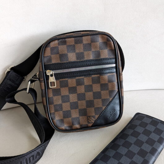 Сумка Чоловіча Louis Vuitton коричнева клітка