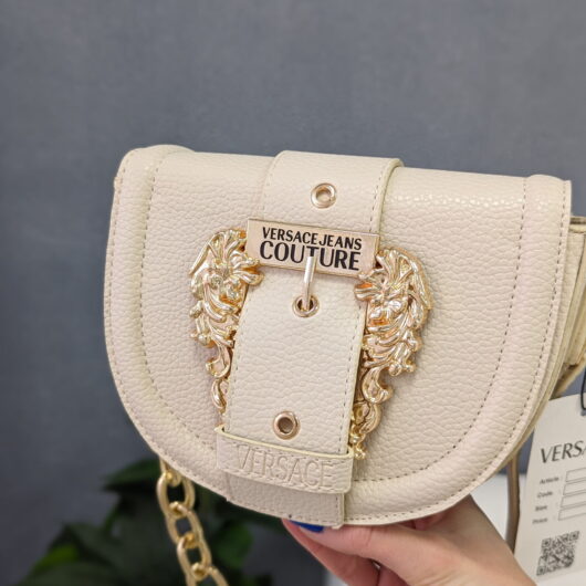 Сумка клатч VERSACE JEANS COUTURE молочний