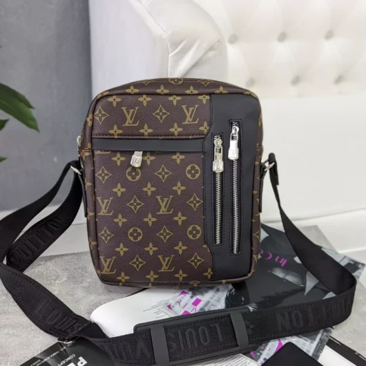 Сумка Чоловіча Louis Vuitton ЧЕРЕЗ ПЛЕЧО коричнева класична