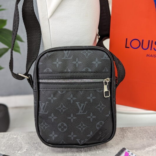 Сумка Чоловіча Louis Vuitton чорна луї