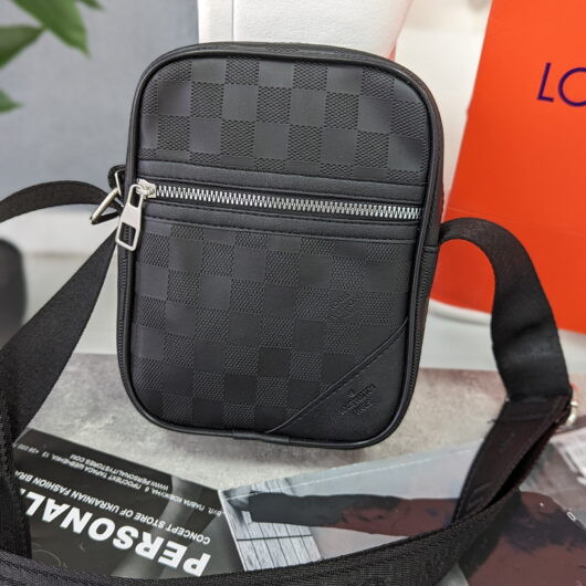 Сумка Чоловіча Louis Vuitton чорна клітка