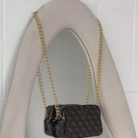 Guess кросс-боді коричневий