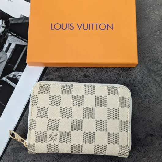 Гаманець Louis Vuitton бежева клітка