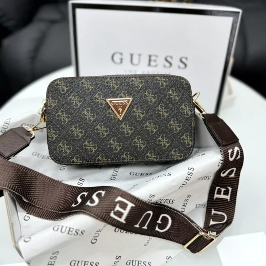 Сумочка Guess кросс-боді шоколадний