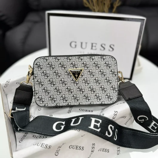 Сумочка Guess кросс-боді сірий