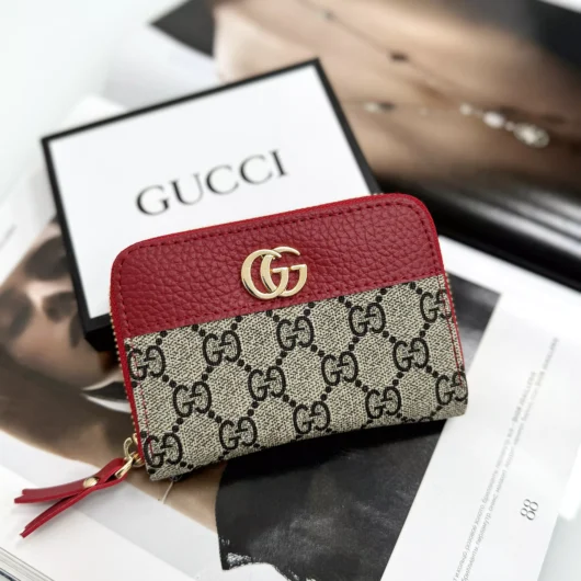 Гаманець Gucci міні LUX червоний