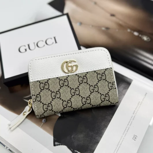 Гаманець Gucci міні LUX білий