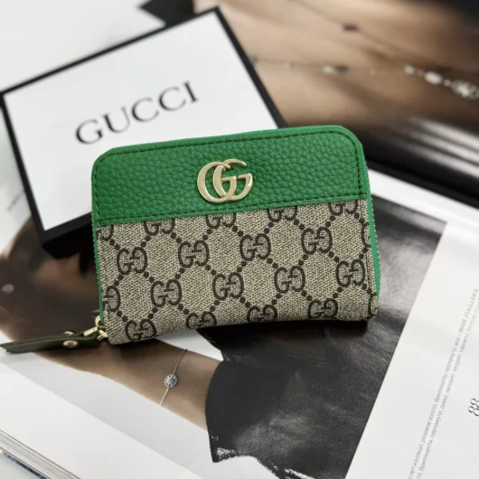 Гаманець Gucci міні LUX зелений