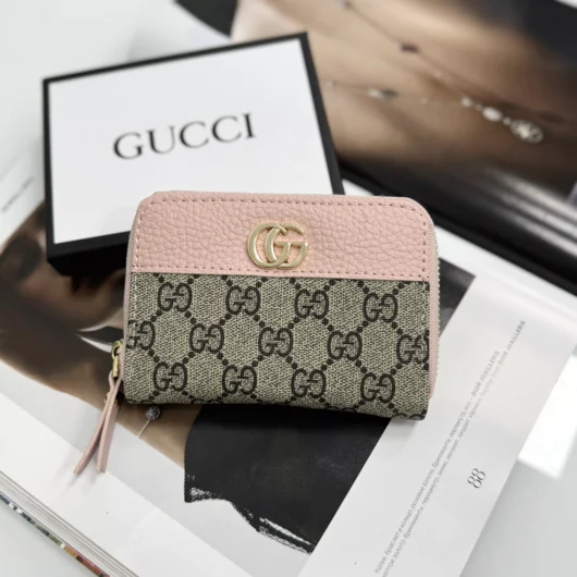 Гаманець Gucci міні LUX рожевий