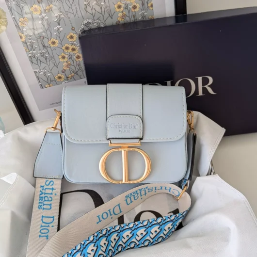 Леді Dior мини голубий