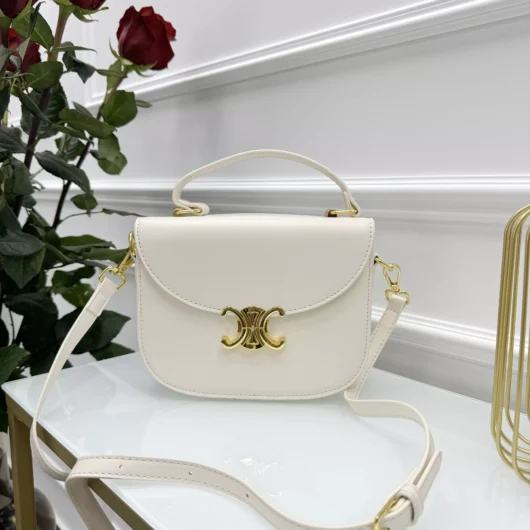 Cумка Celine через плече білий