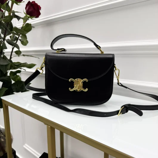 Cумка Celine через плече чорний
