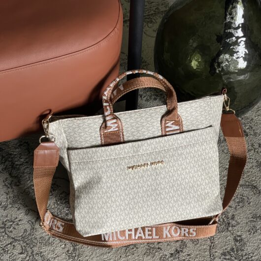 Сумка Michael Kors Medium шопер молочний