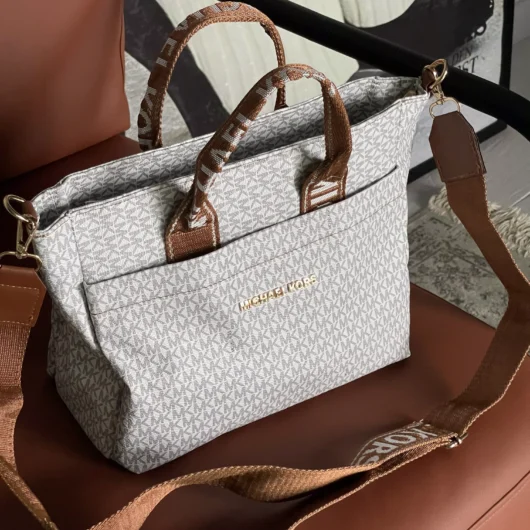 Сумка Michael Kors Medium шопер білий