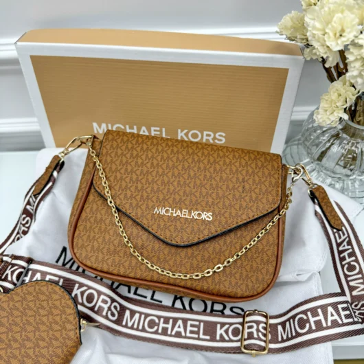 Сумка кросс боді Michael Kors Майкл Корс 2 в 1 теракот