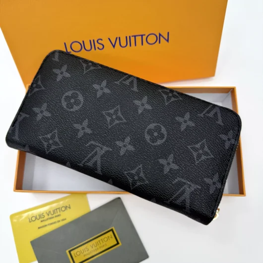 Гаманець унісекс Louis Vuitton LUX  чорний класик