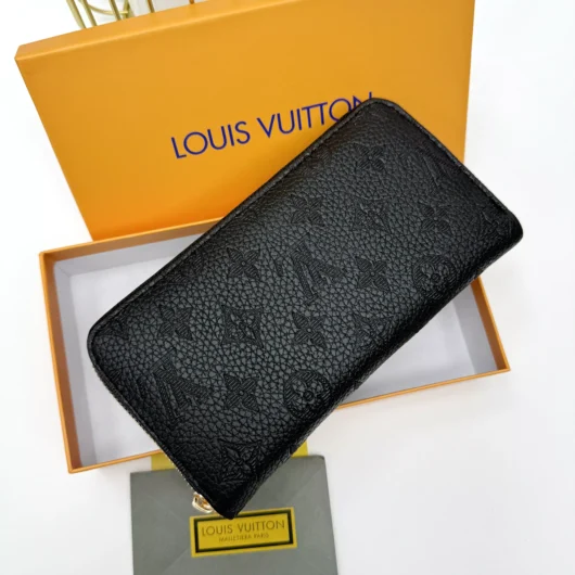 Гаманець унісекс Louis Vuitton LUX  чорний стеганий