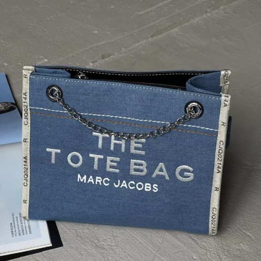 Джинсова сумка Marc Jacobs Tote Bag Denim Small голубий
