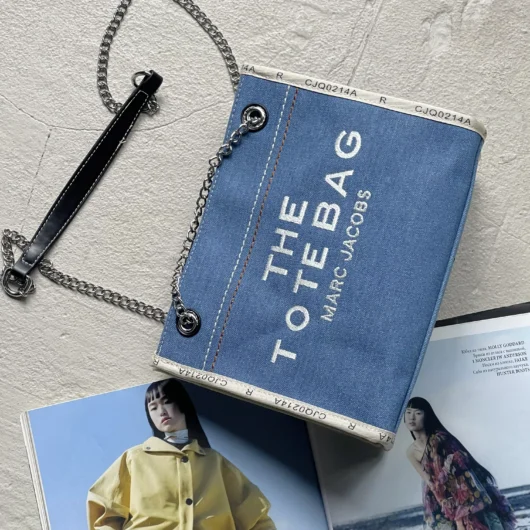 Джинсова сумка Marc Jacobs Tote Bag Denim Small голубий