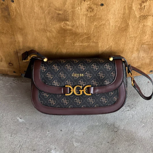 Сумка Guess через плече LUX коричневий