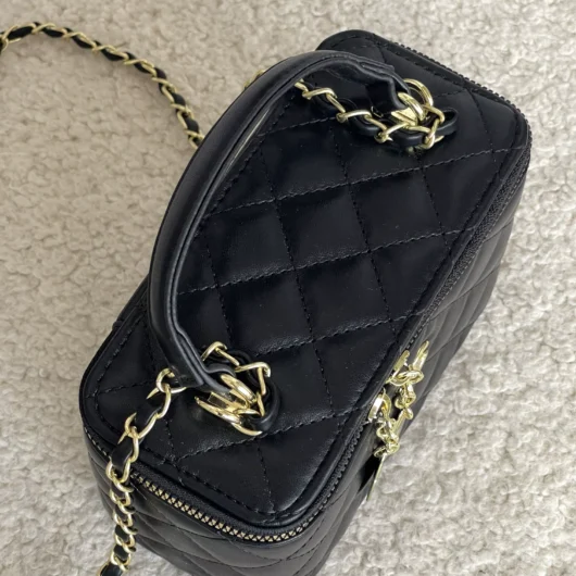 Сумка Chanel Classic Black Lambskin чорний