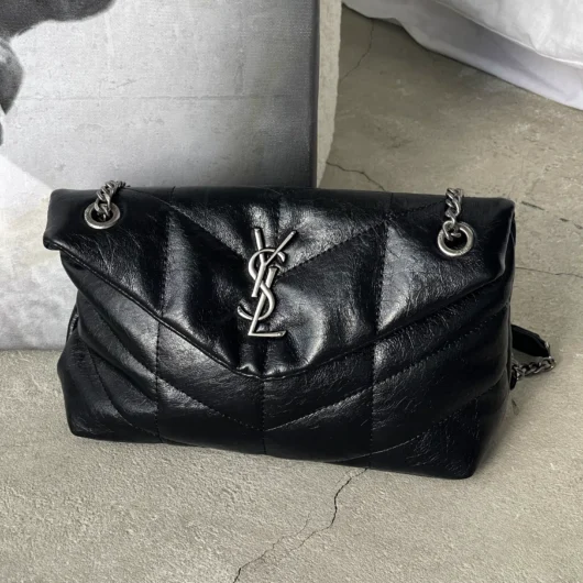 Сумка Saint Laurent  Loulou Medium LUX чорний
