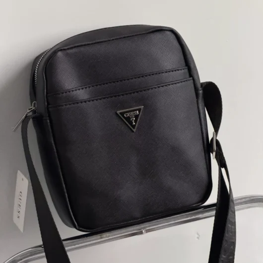 Чоловіча Сумка Guess через плече LUX чорний