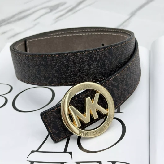 Ремінь унісекс Michael Kors коричневий золото