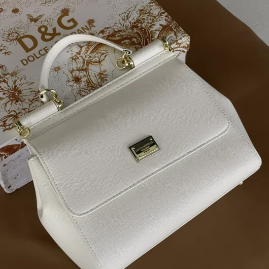 Сумка Dolce&Gabbana Sicily 26cm — Premium білий