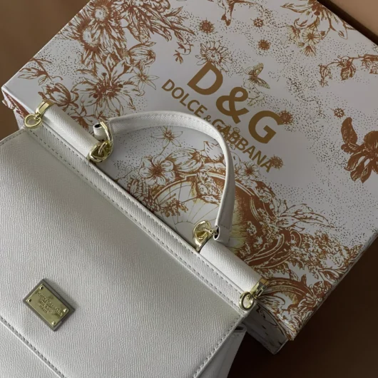 Сумка Dolce&Gabbana Sicily 26cm — Premium білий