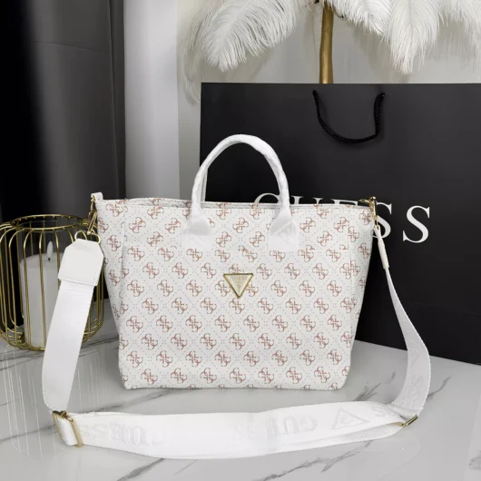 Сумка Guess Medium шопер білий