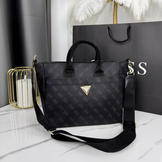 Сумка Guess Medium шопер чорний