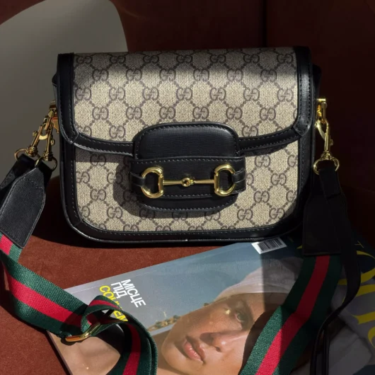 Gucci Horsebit 1955 Mini Bag чорний PU
