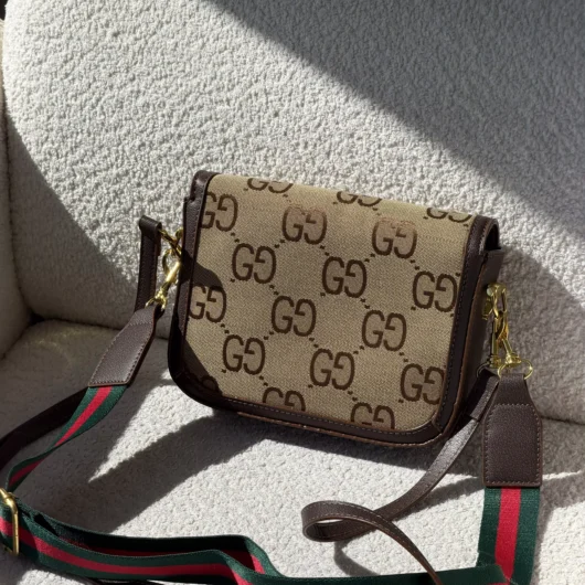 Gucci Horsebit 1955 Mini Bag шоколадний