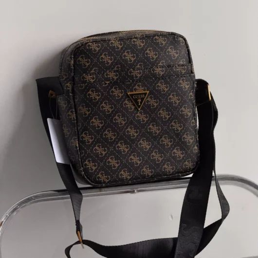Чоловіча Сумка Guess через плече LUX коричневий