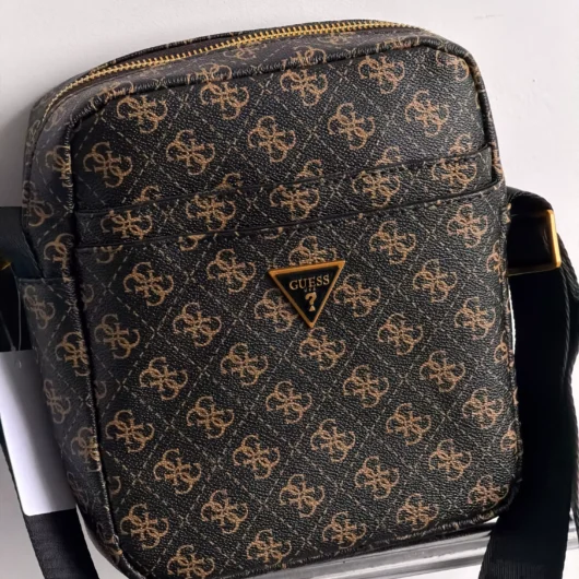 Чоловіча Сумка Guess через плече LUX коричневий