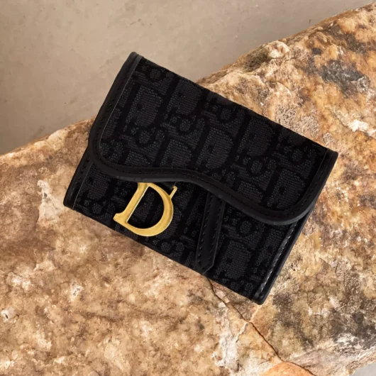 Гаманець Christian Dior Saddle mini чорний