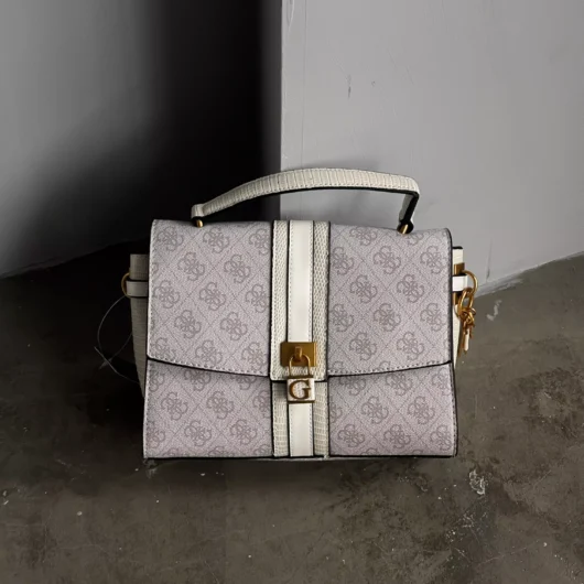 Сумка Guess Ginevra Logo Elite пудровий