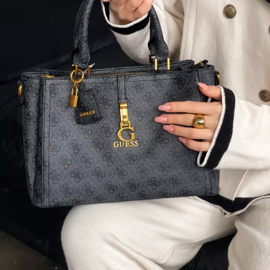 Сумка Guess James medium сірий