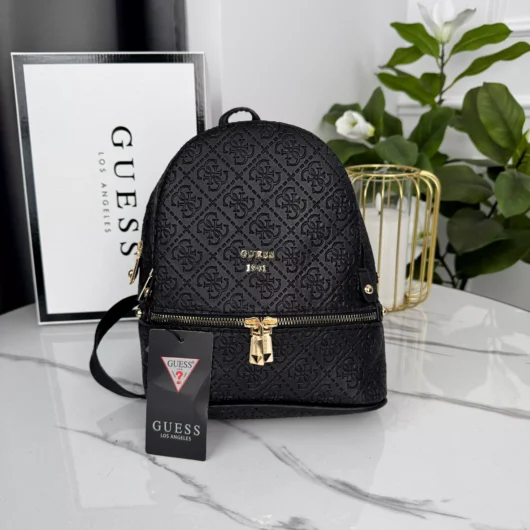 Рюкзак GUESS Backpack Mini чорний стеганий