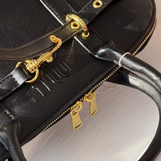 Сумка  Miu Miu Aventure Nappa Leather  чорний